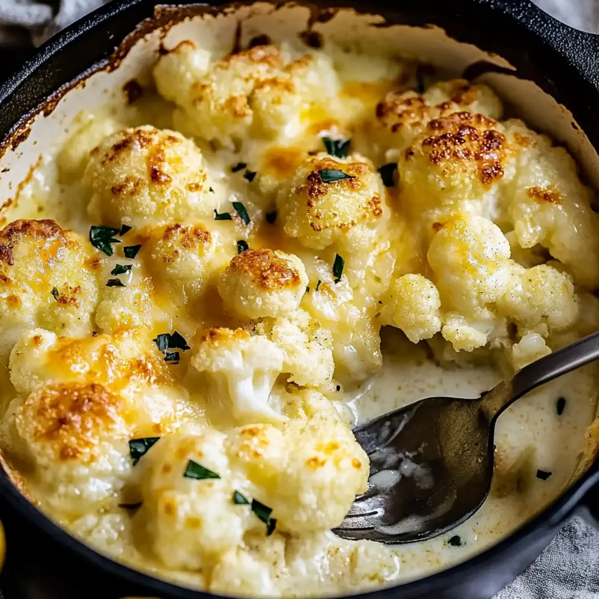 Cheesy Cauliflower Bake