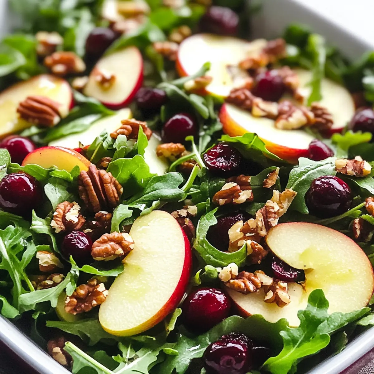 Apple Cranberry Walnut Salad