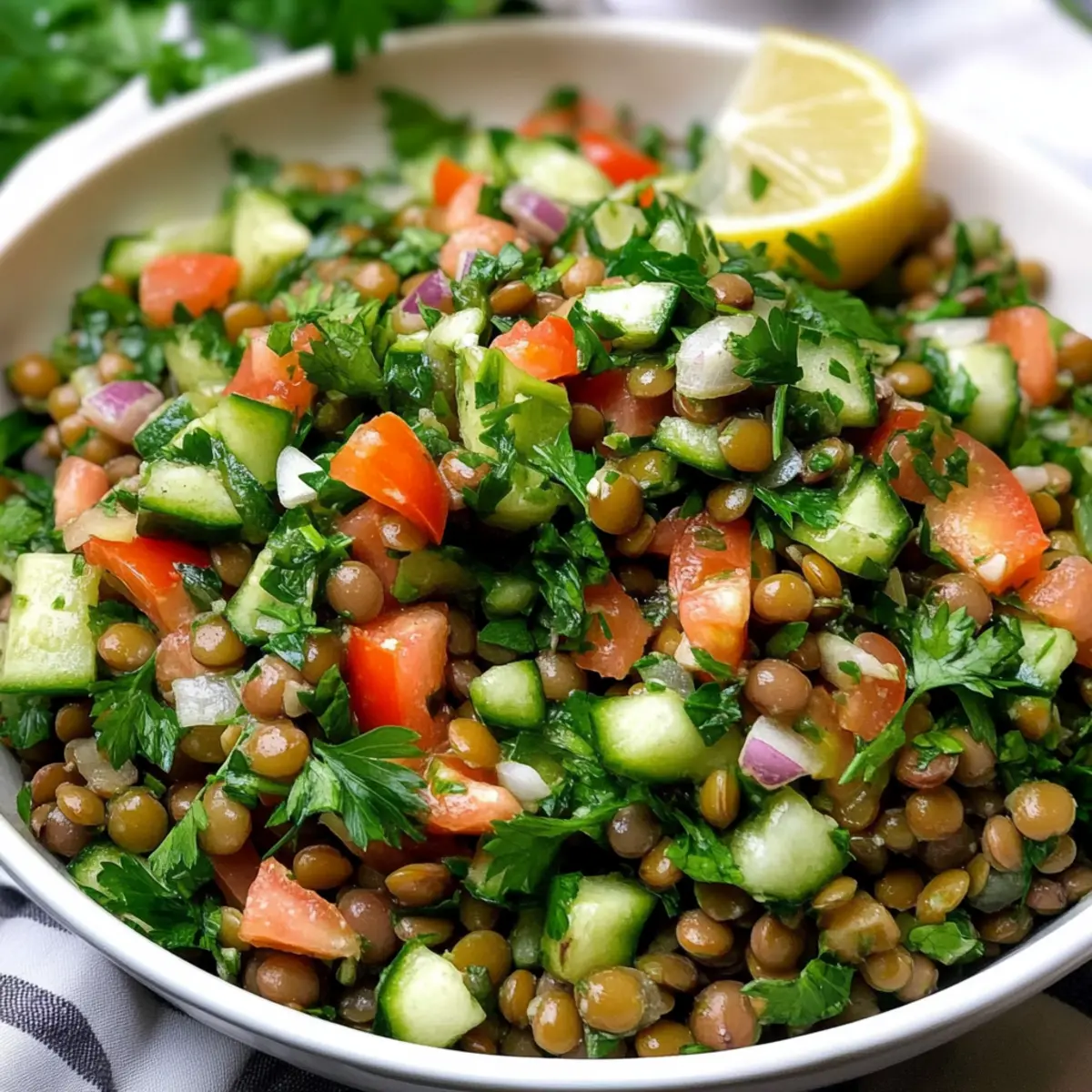 Lentil & Parsley Protein Salad