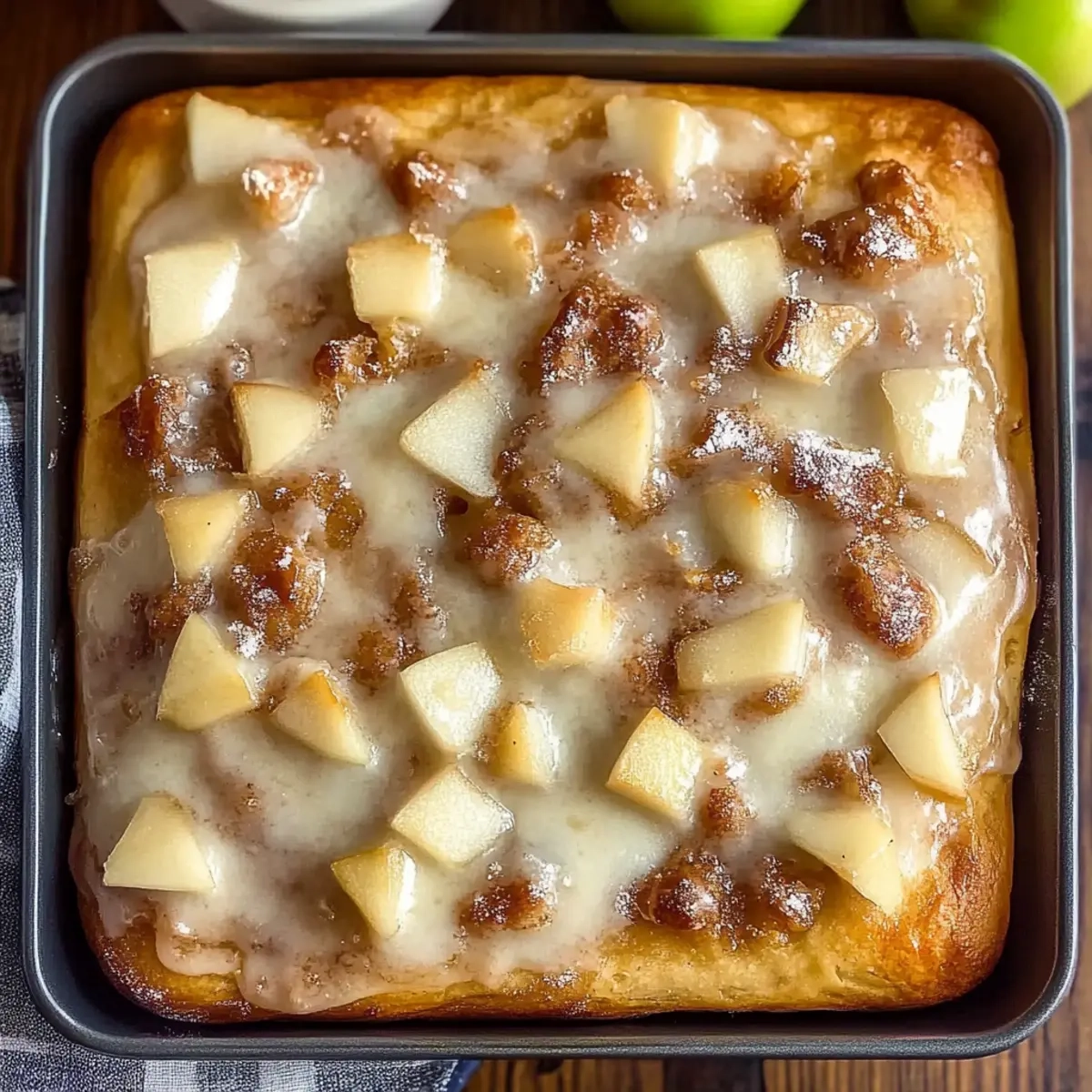 Apple Fritter Focaccia