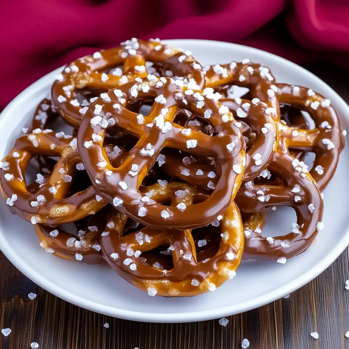 Chocolate Caramel Pretzels
