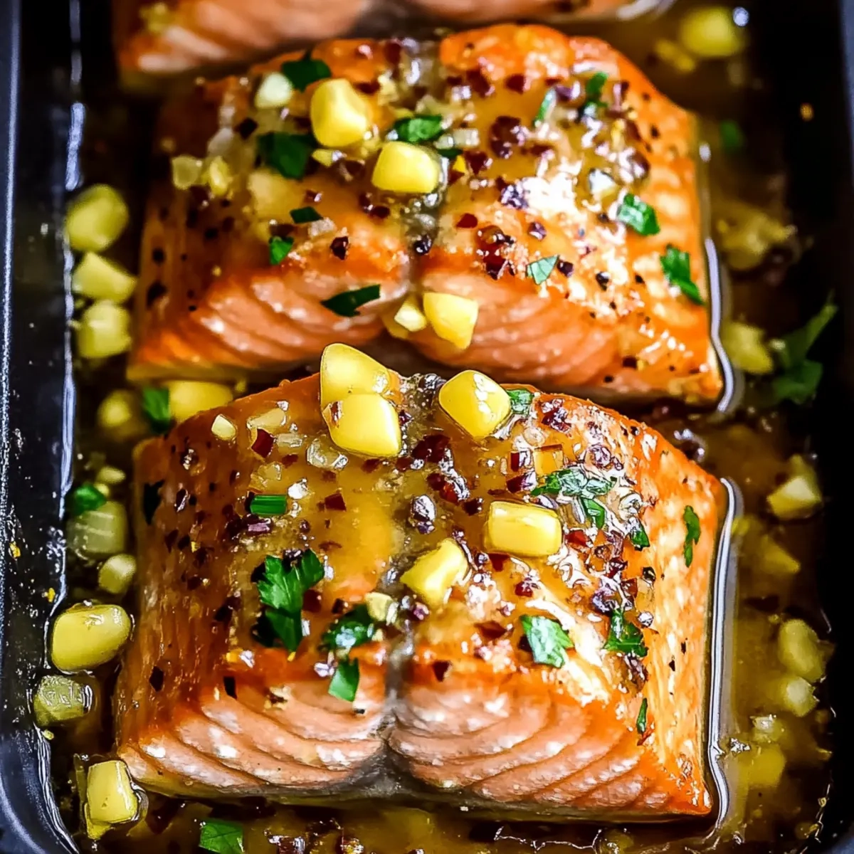 Hot Honey Butter Salmon Recipe