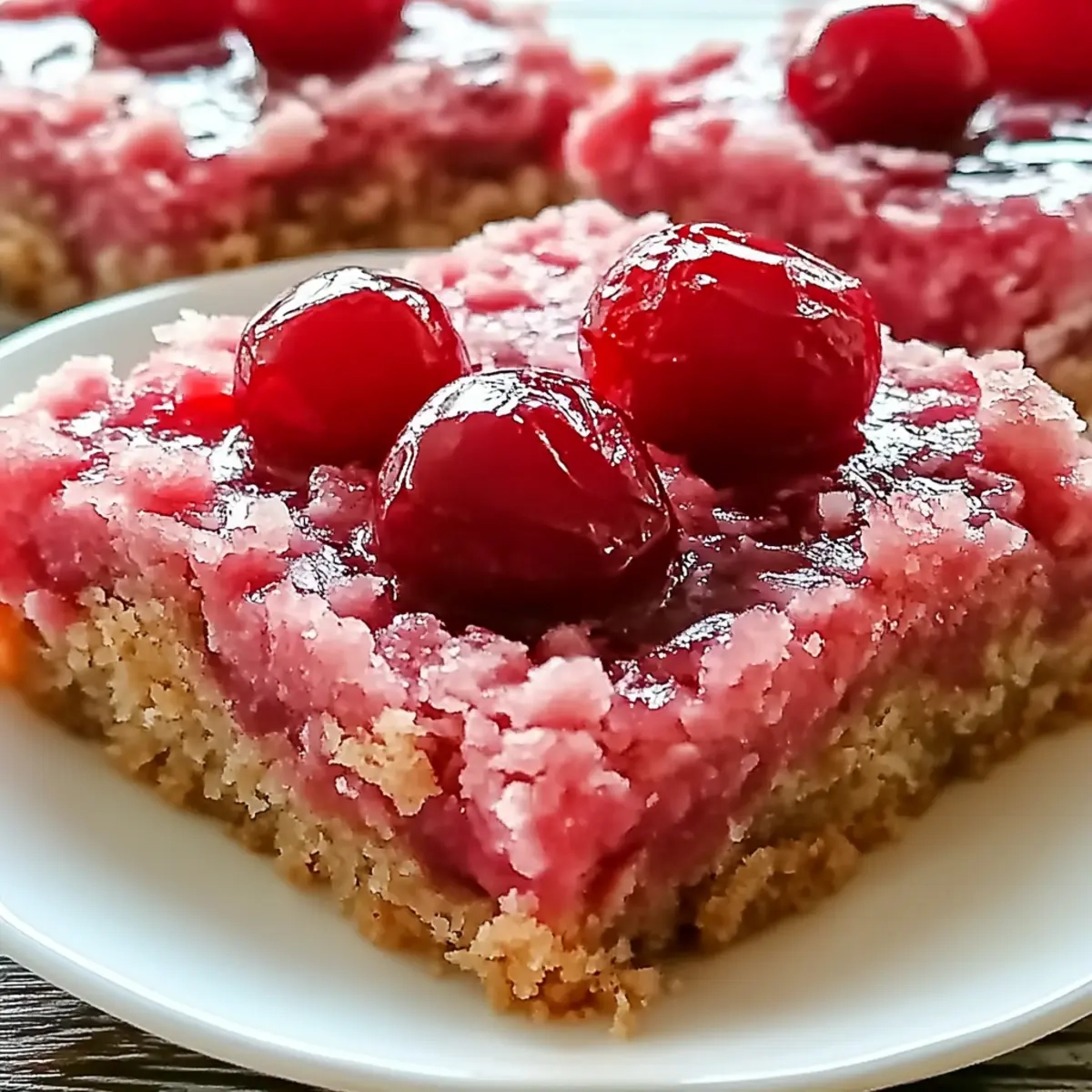 Maraschino Cherry Bars