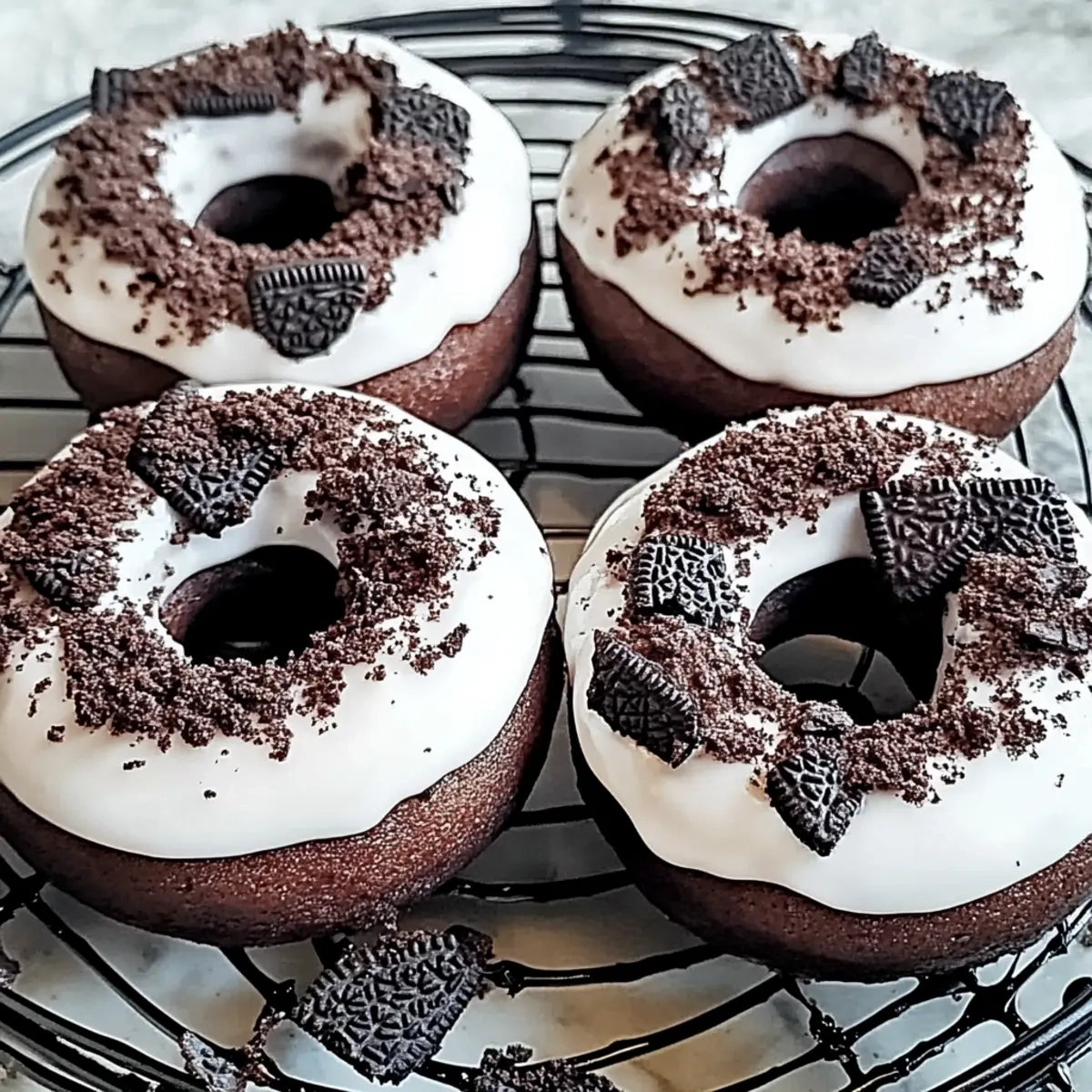 Oreo Cake Donuts Recipe Using Chocolate Cake Mix