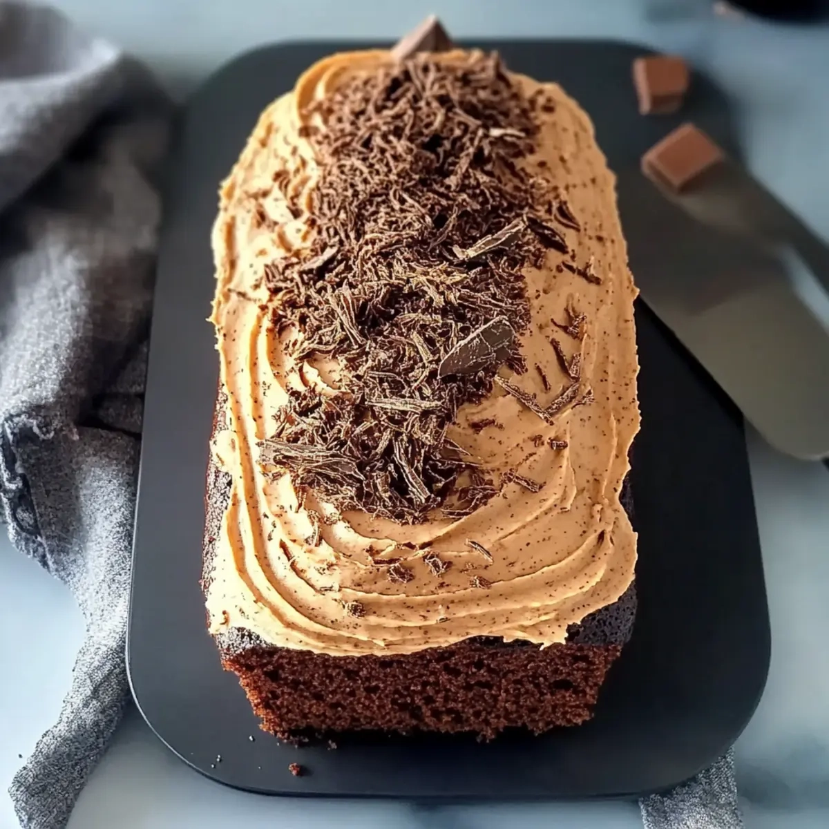 Chocolate Chai Sourdough Loaf Cake