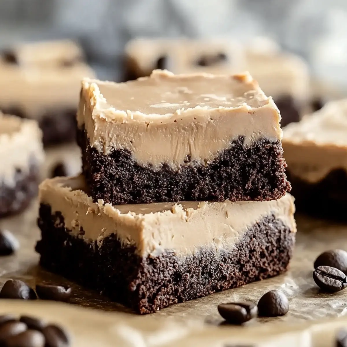 Frosted Coffee Brownies