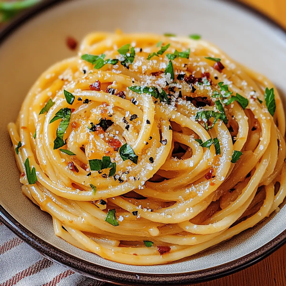 Chili Garlic Pasta