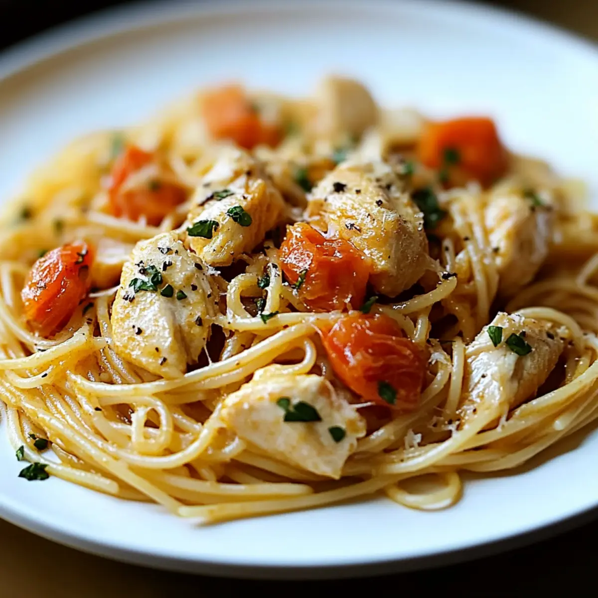 Monterey Chicken Spaghetti