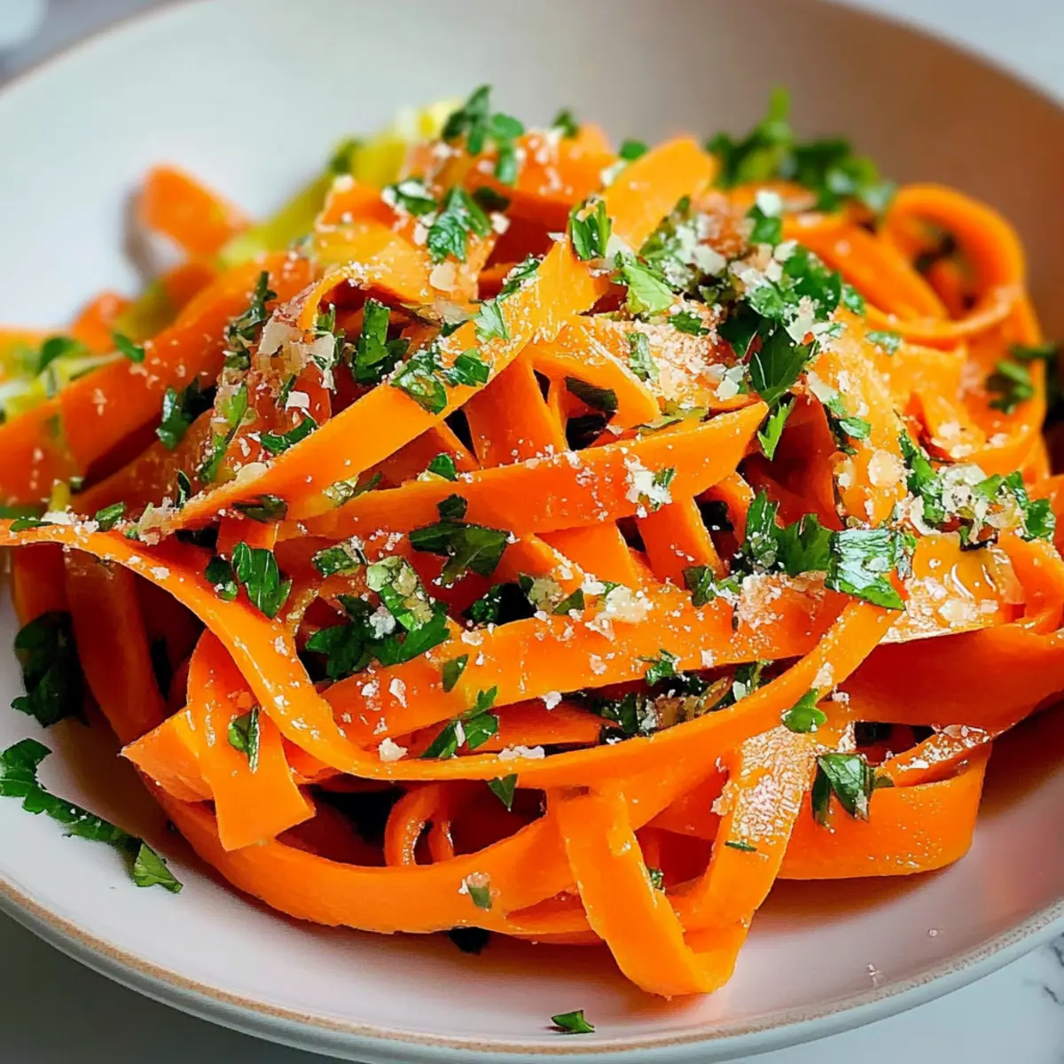 Carrot Ginger Ribbon Salad