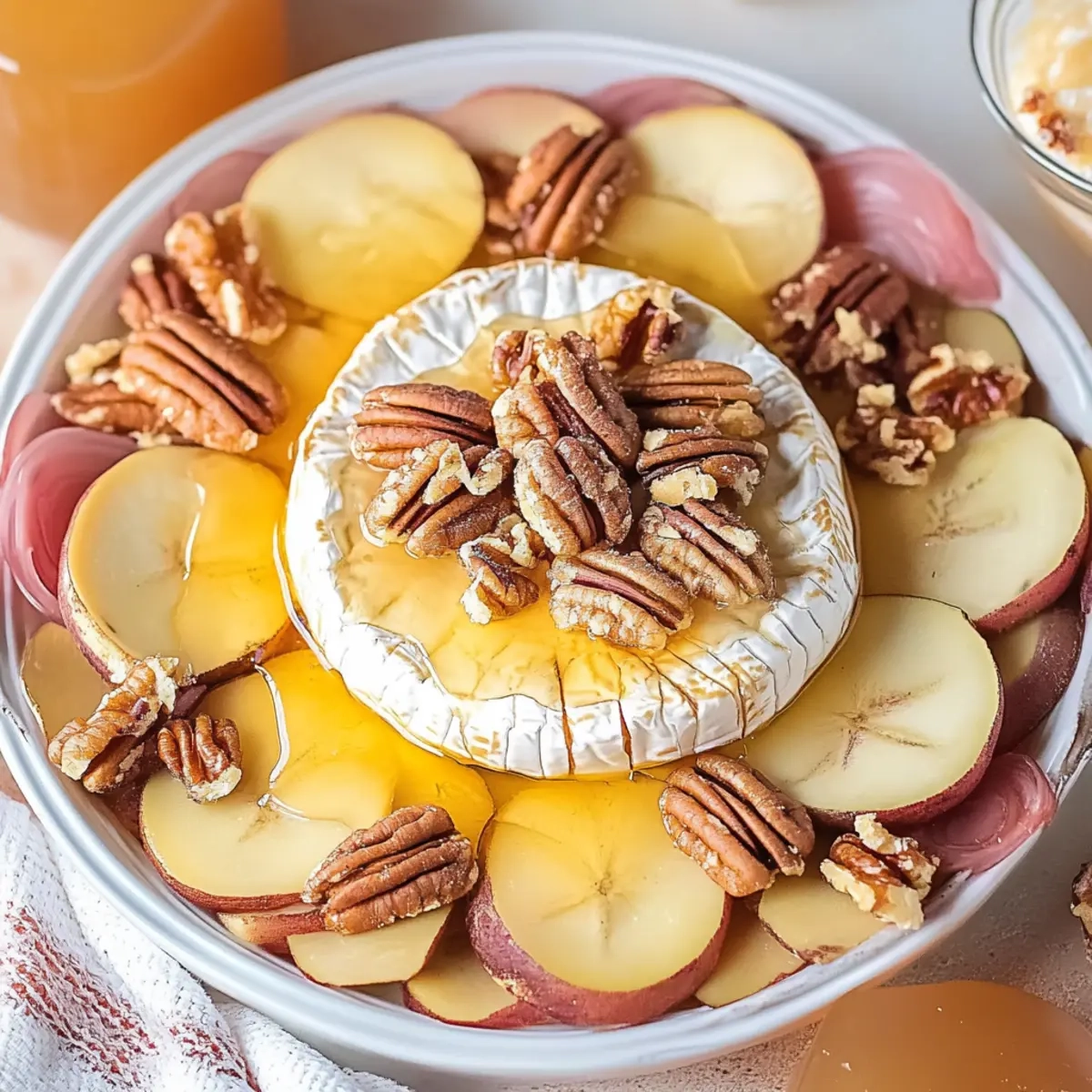 Baked Brie with Honey and Pecans