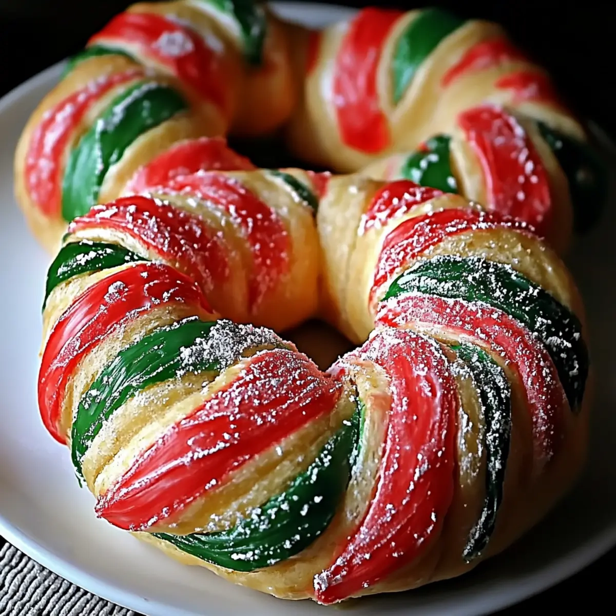 Candy Cane Bagels