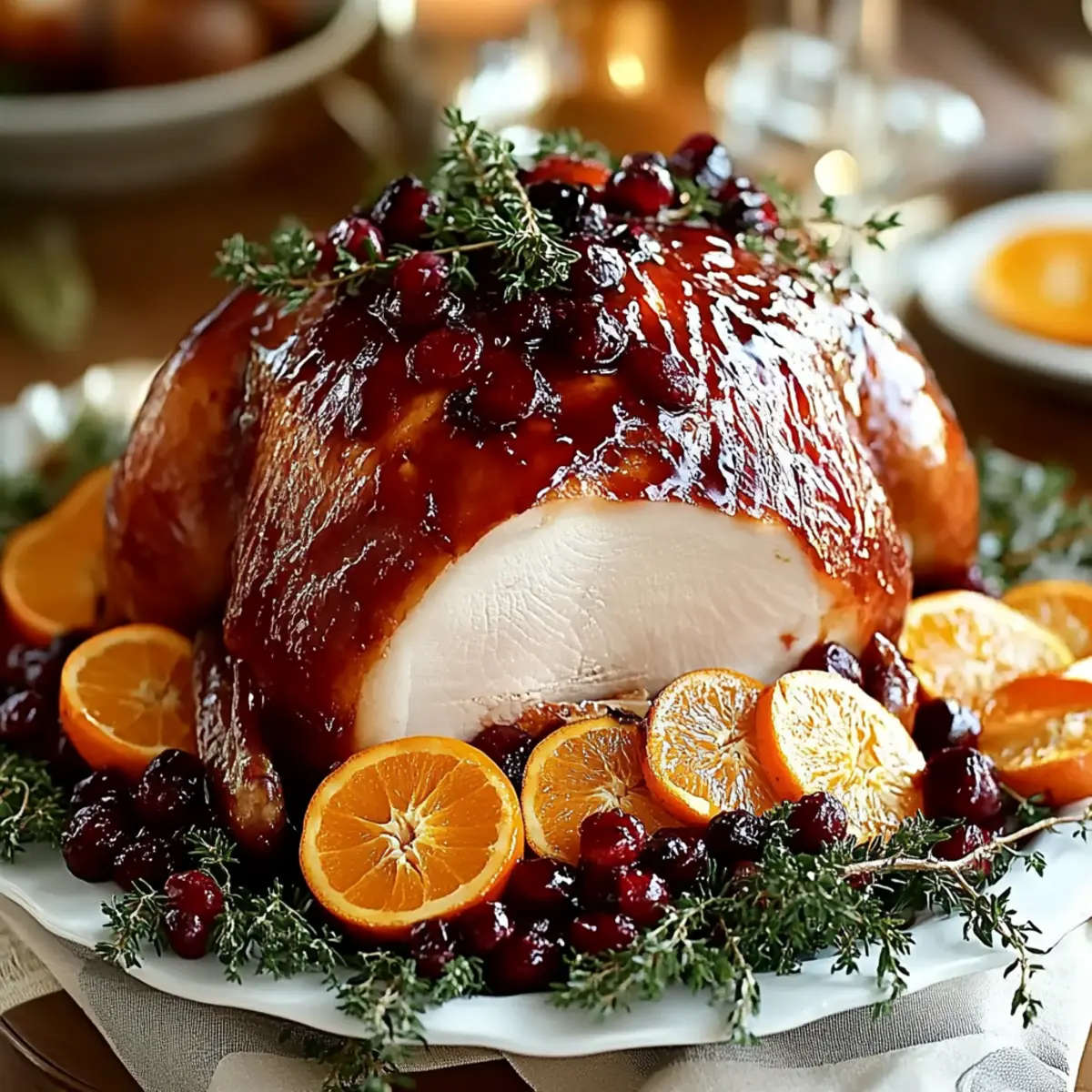 Cranberry-Orange Glazed Turkey
