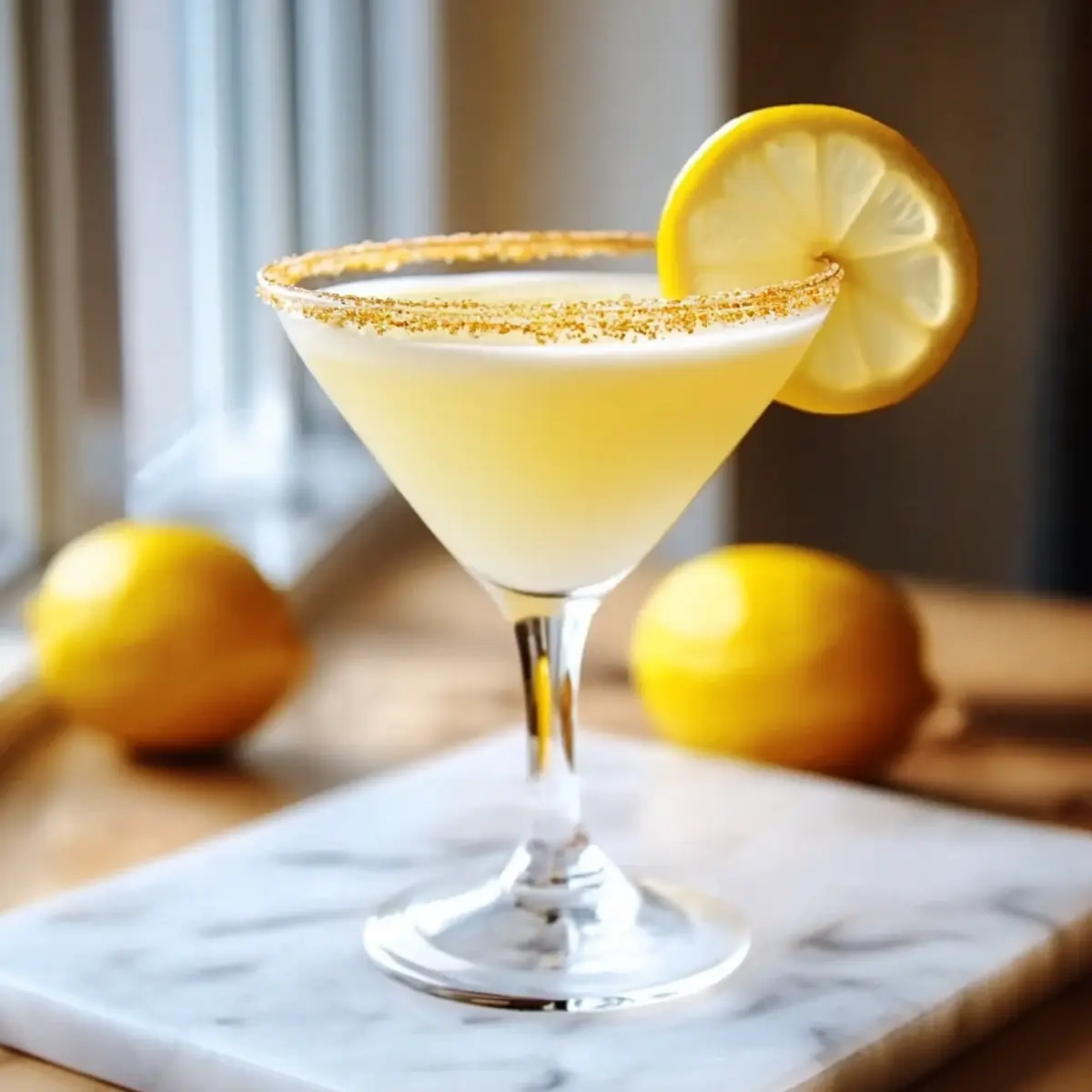 Creamy Limoncello Martini
