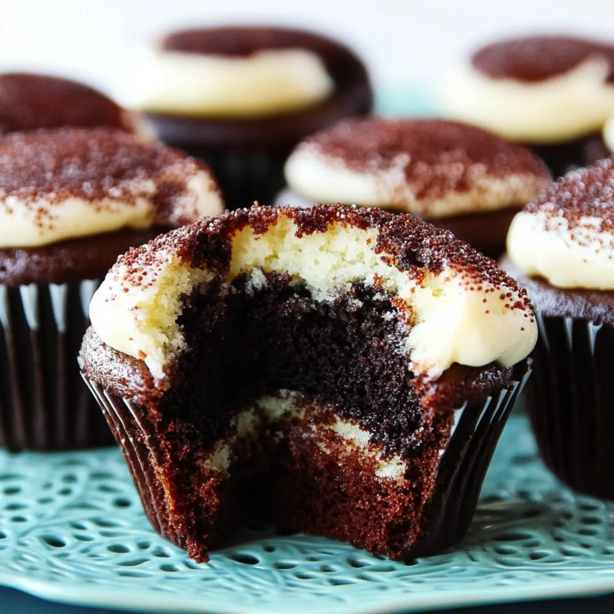 Black Bottom Cupcakes