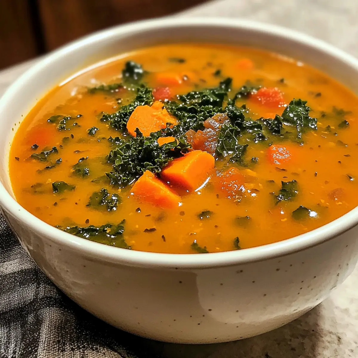 Sweet Potato & Kale Soup