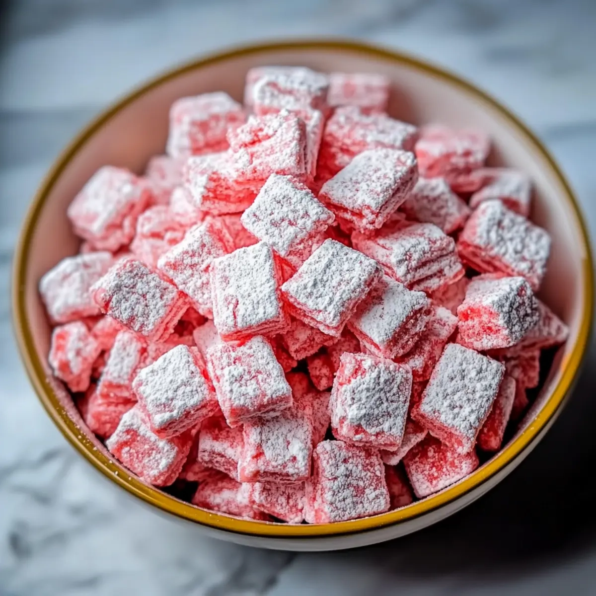 Strawberry Shortcake Puppy Chow Recipe