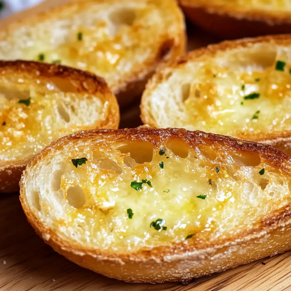 Painici à l’ail et beurre