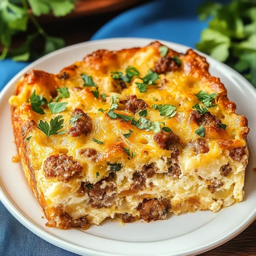 Sausage Breakfast Strata