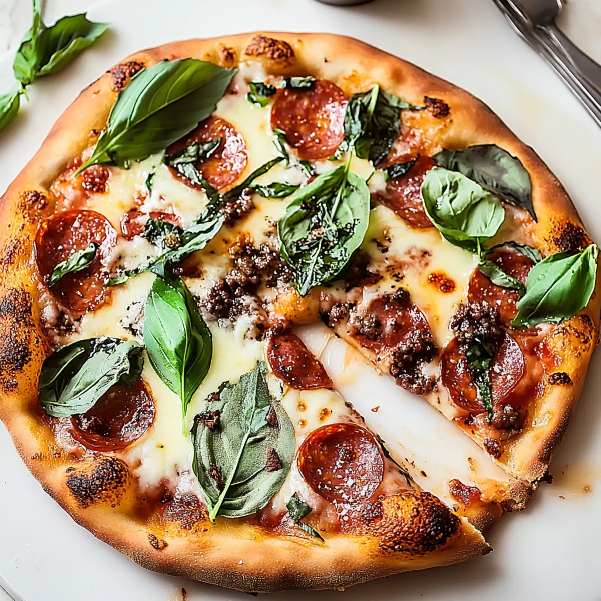 Pizza with Crispy Crust