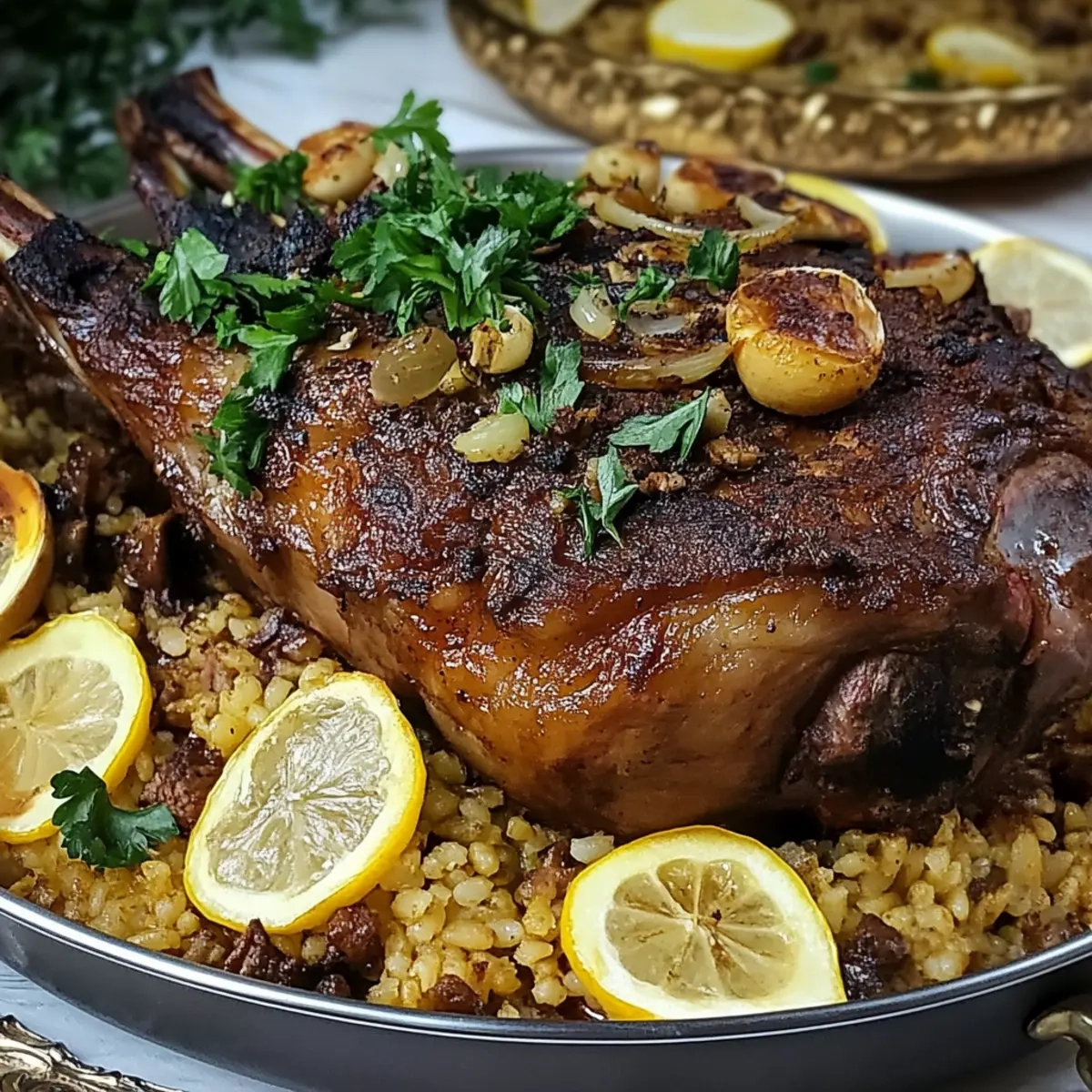 Roasted Lamb Shoulder Mandi