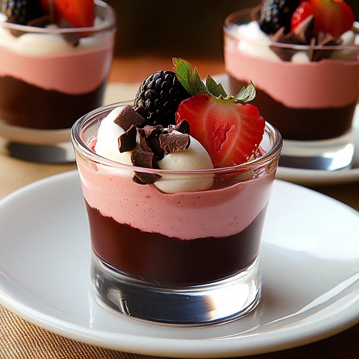 Chocolate-Covered Strawberry Mousse