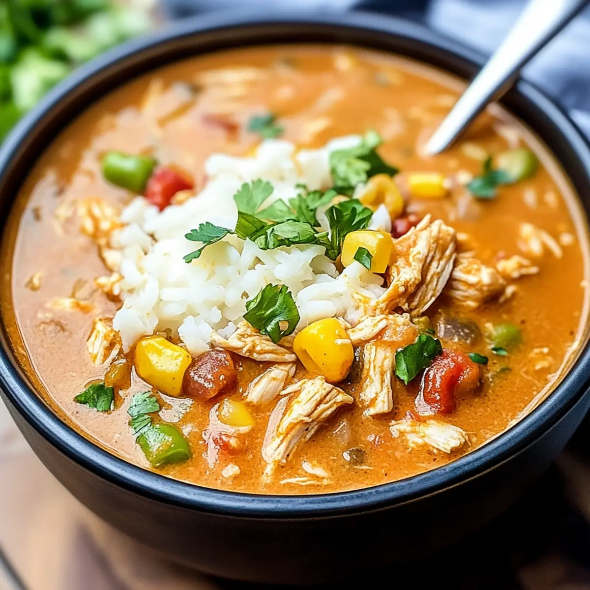 Slow Cooker Buffalo Chicken Chili