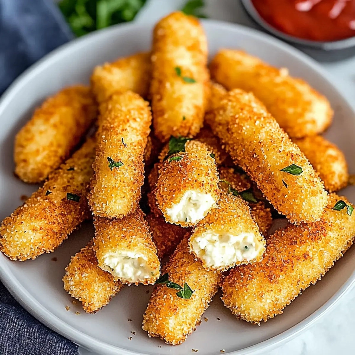 Air Fryer Mozzarella Sticks