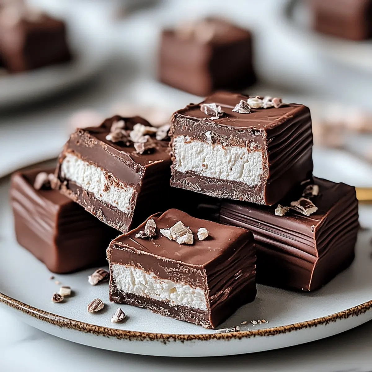 2 Ingredient Healthier Cottage Cheese Candy Bars