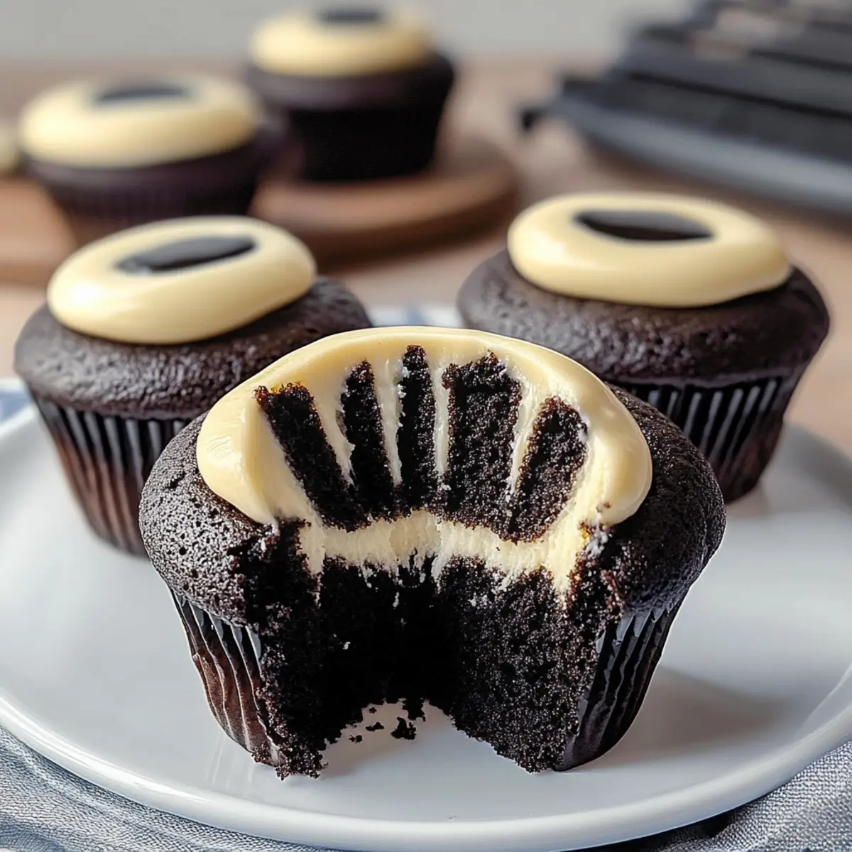 Black Bottom Cupcakes