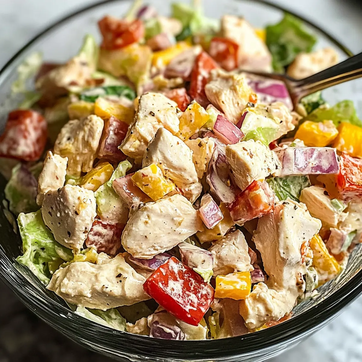Italian Grinder Chicken Salad