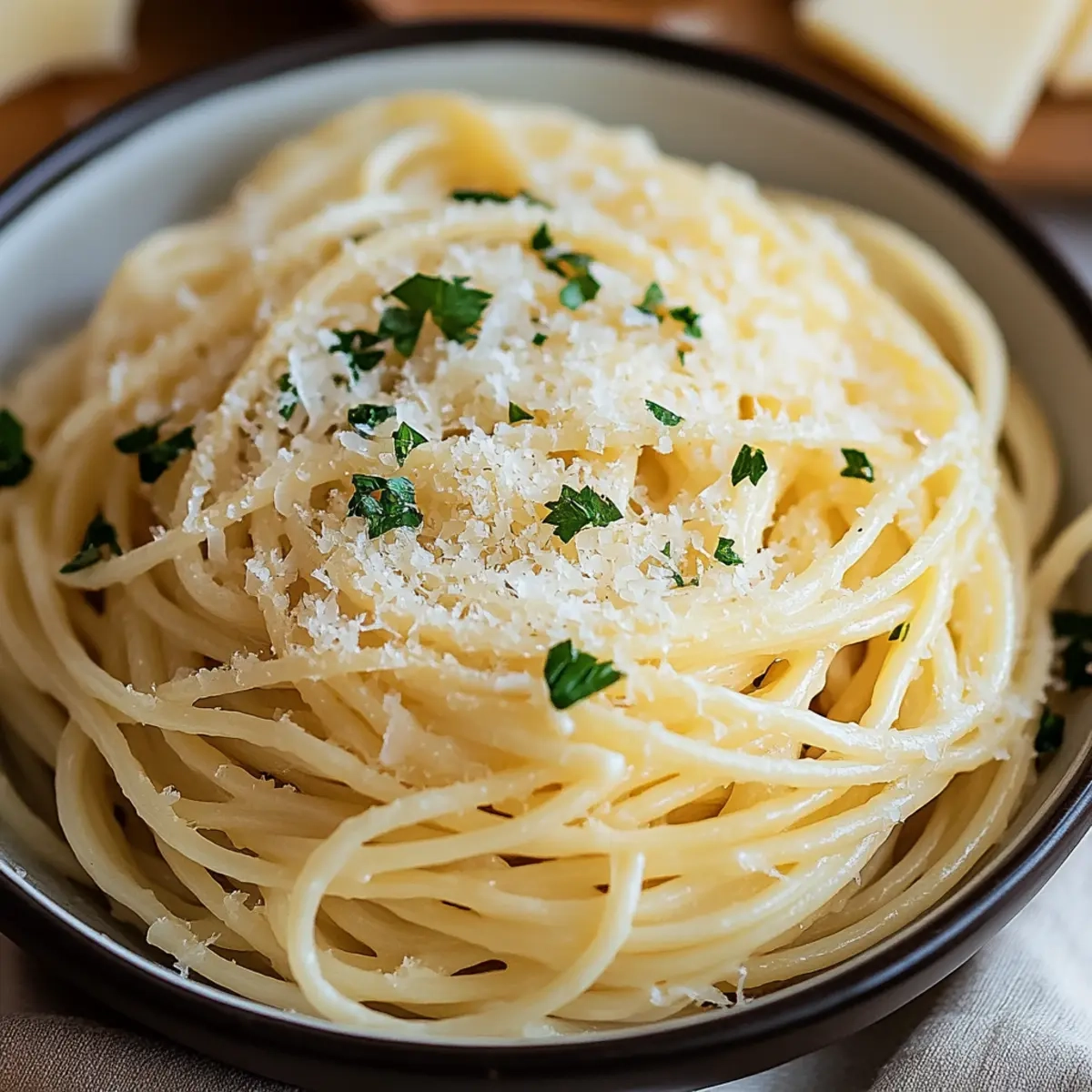 Garlic Parmesan Pasta
