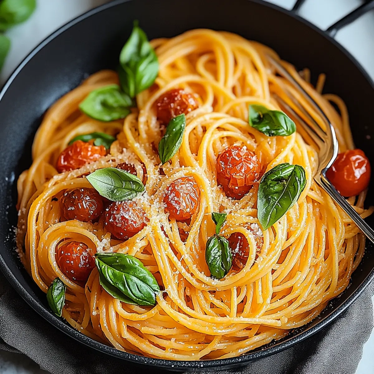 One Pot Tomato Basil Pasta