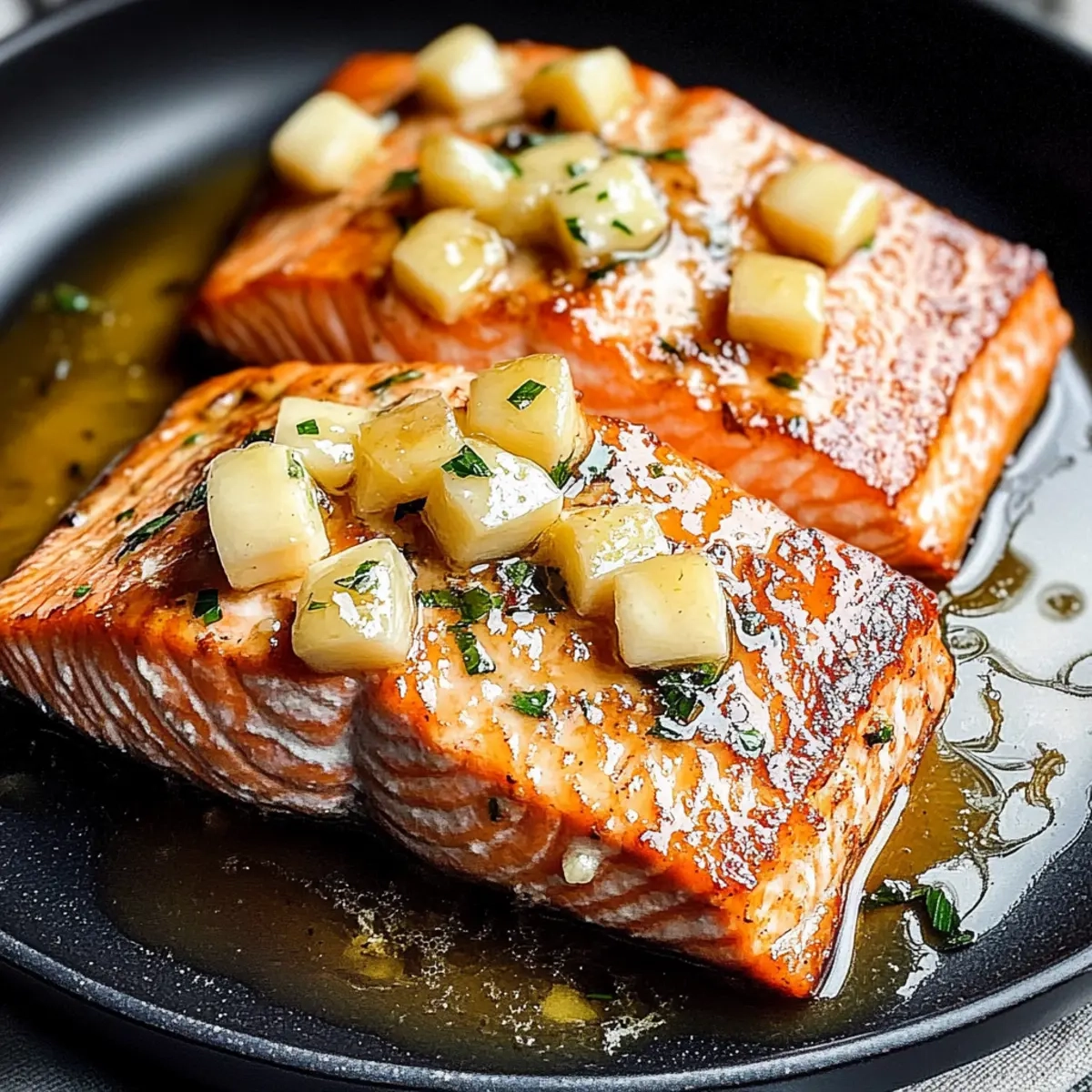 Pan-Seared Garlic Butter Salmon