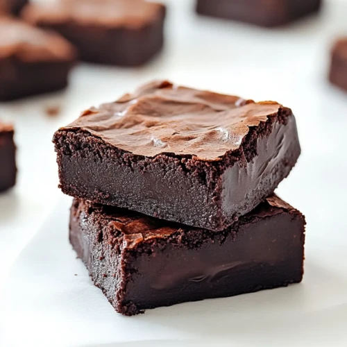 2 Ingredient Healthier Brownies