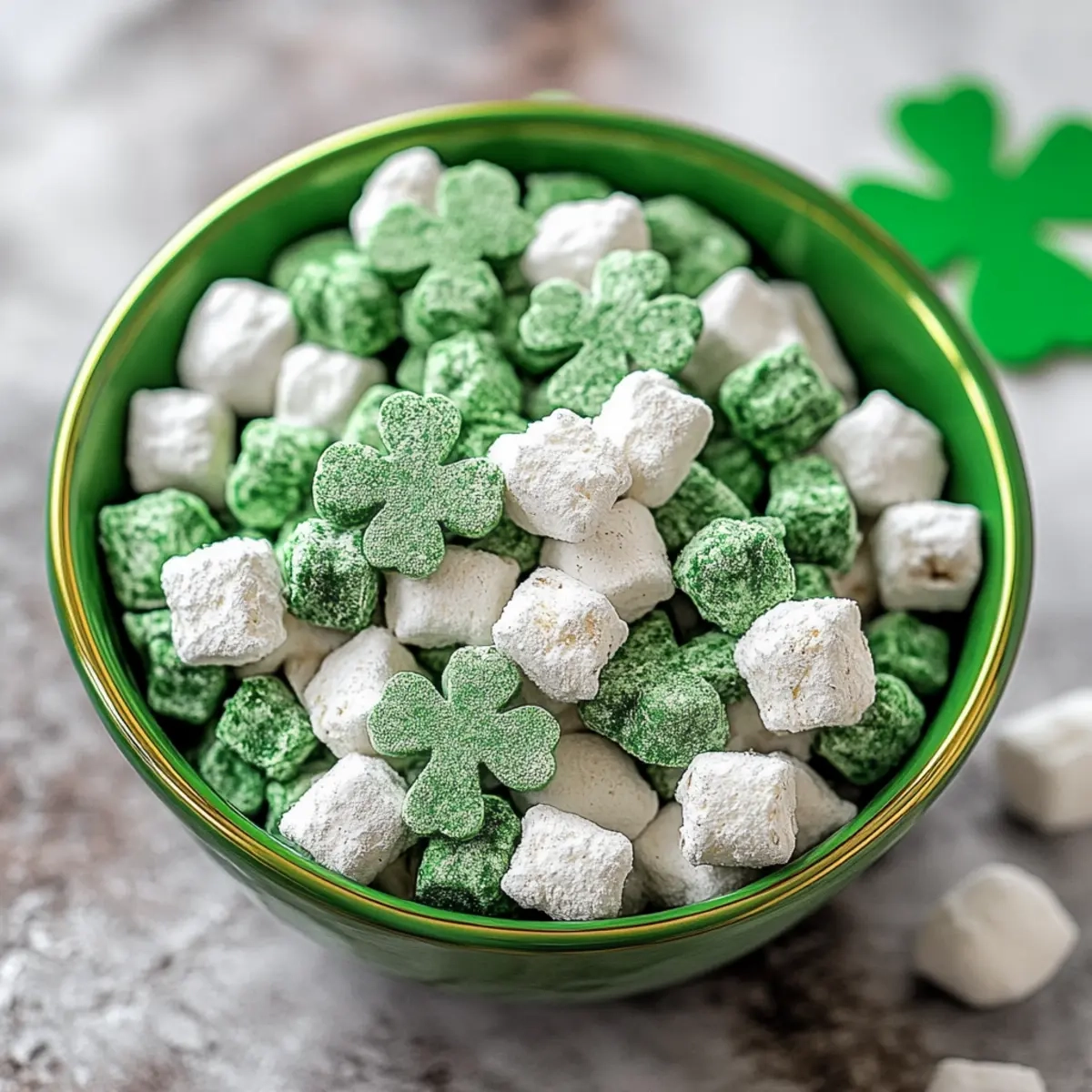 St. Patrick's Day Puppy Chow