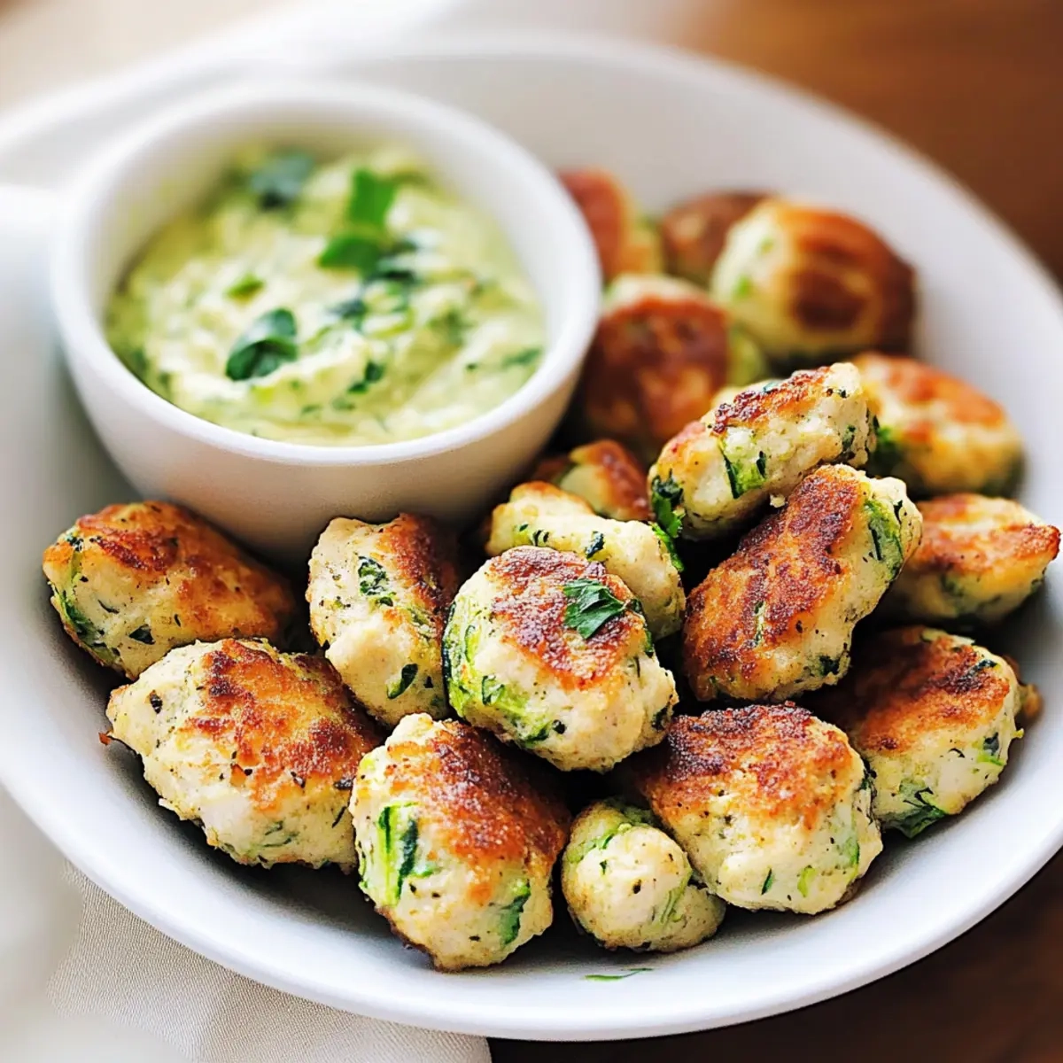 Chicken Zucchini Poppers