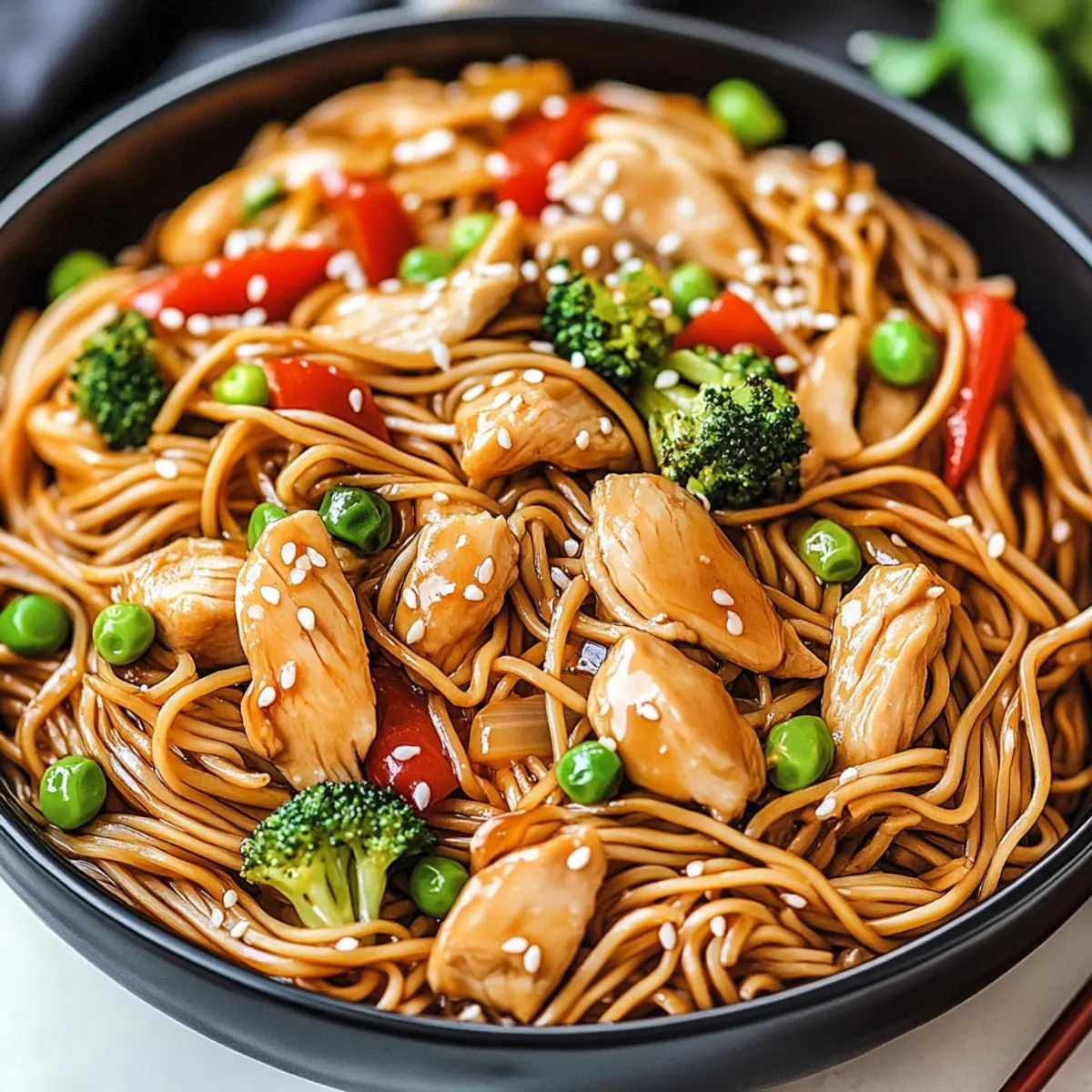 Chicken Teriyaki Noodles