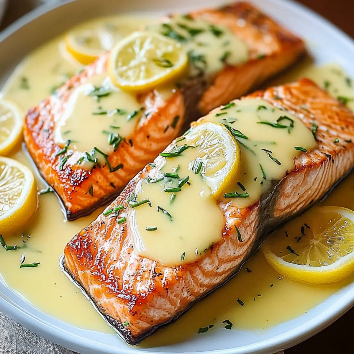 Salmon with Lemon Butter