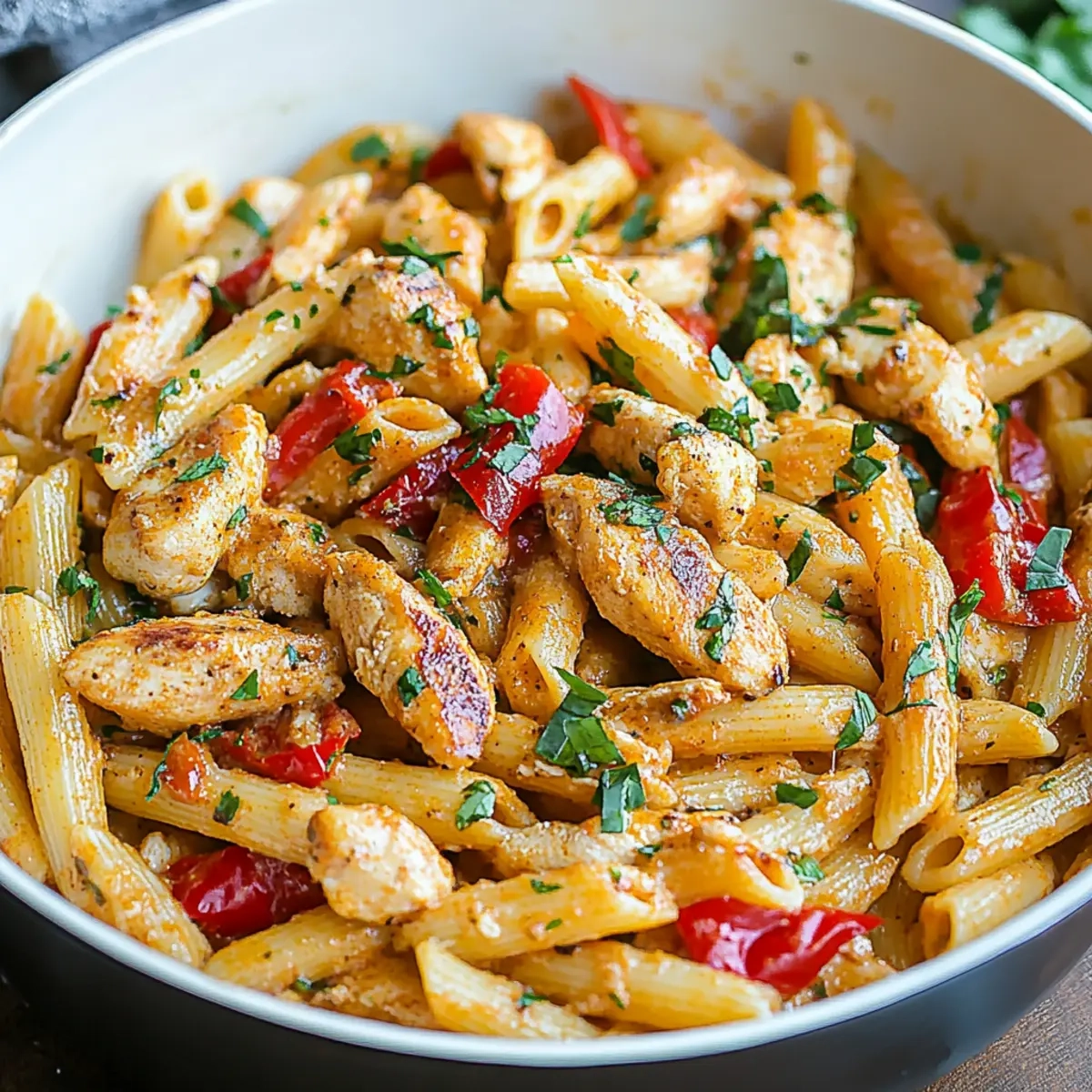 One Pot Cajun Chicken Pasta