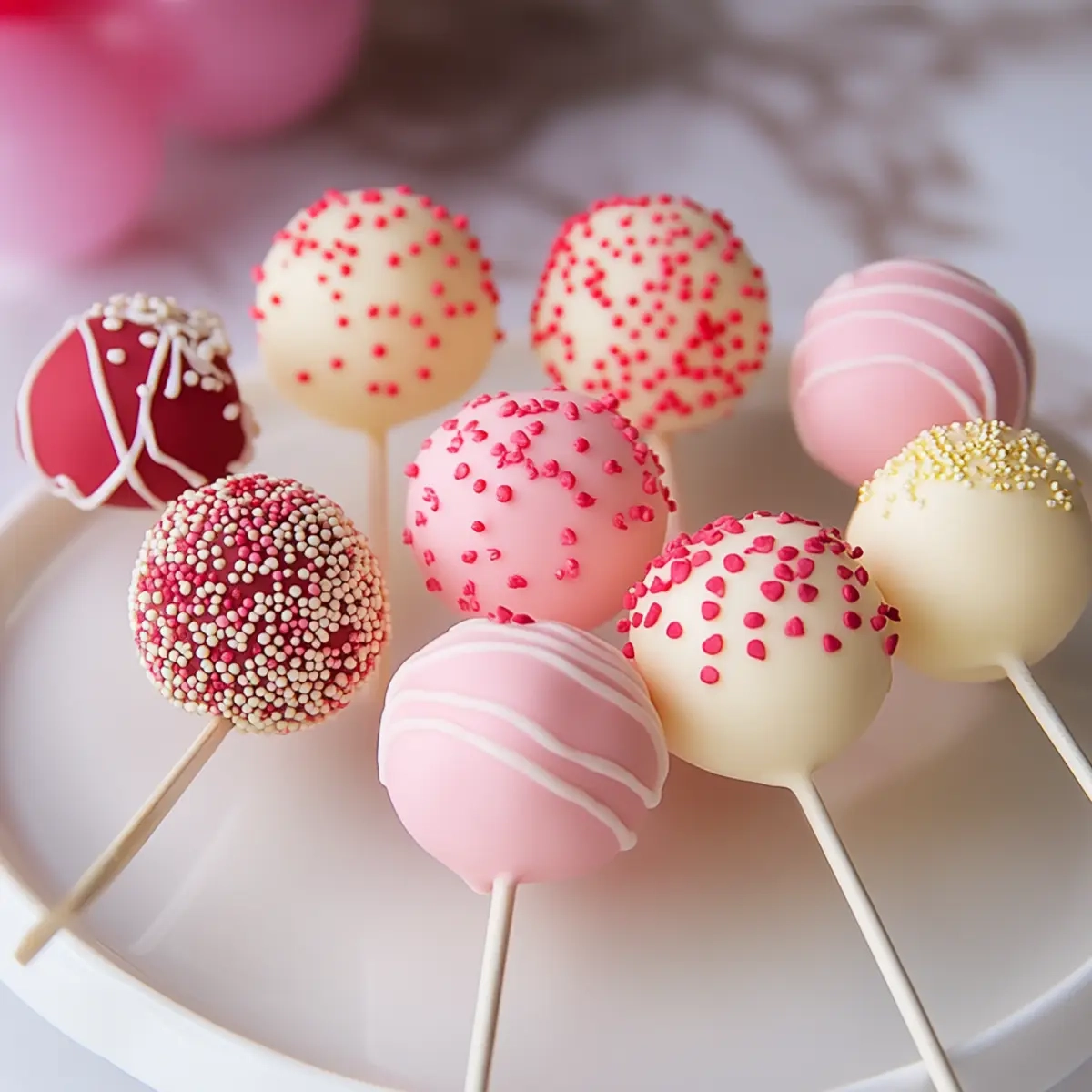 Valentine Cake Pops