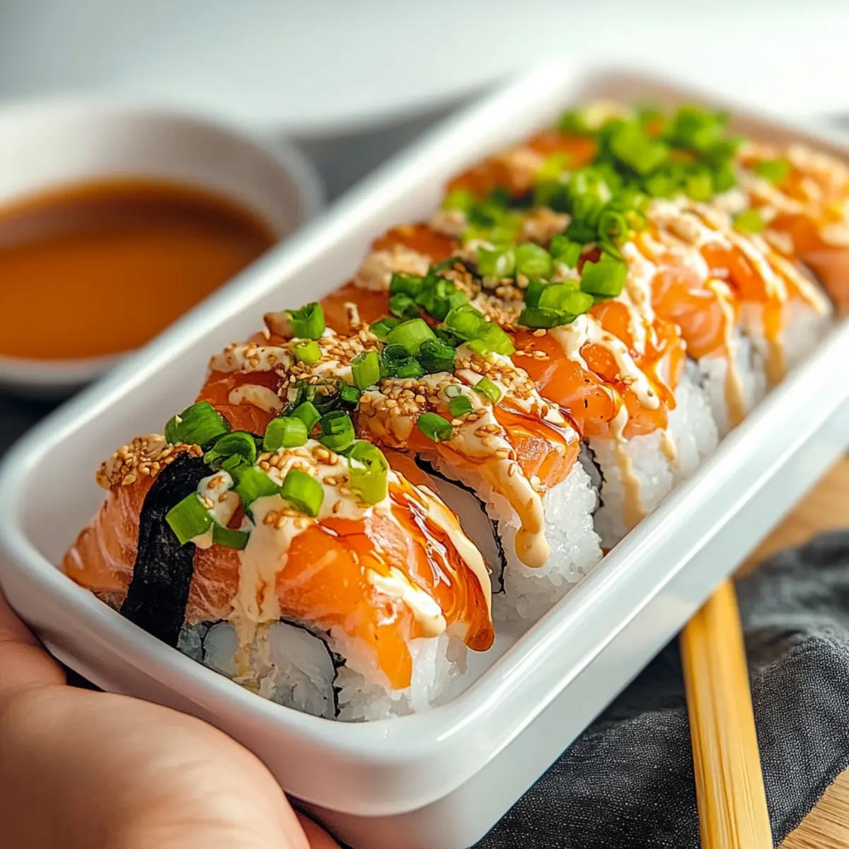 Salmon Sushi Bake