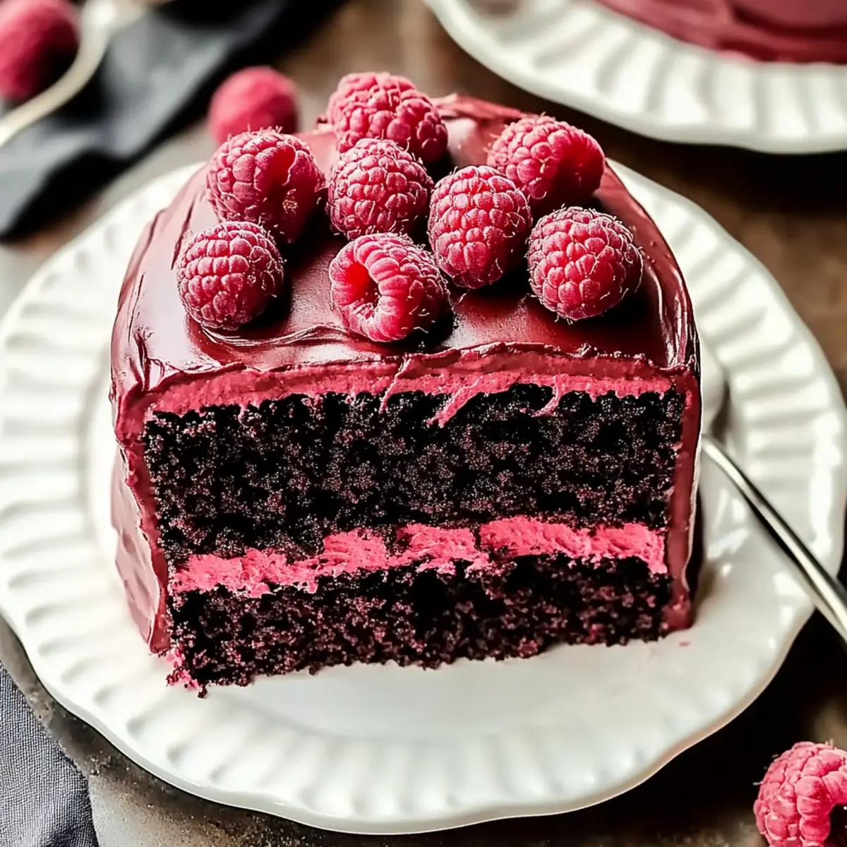 Chocolate Raspberry Cake