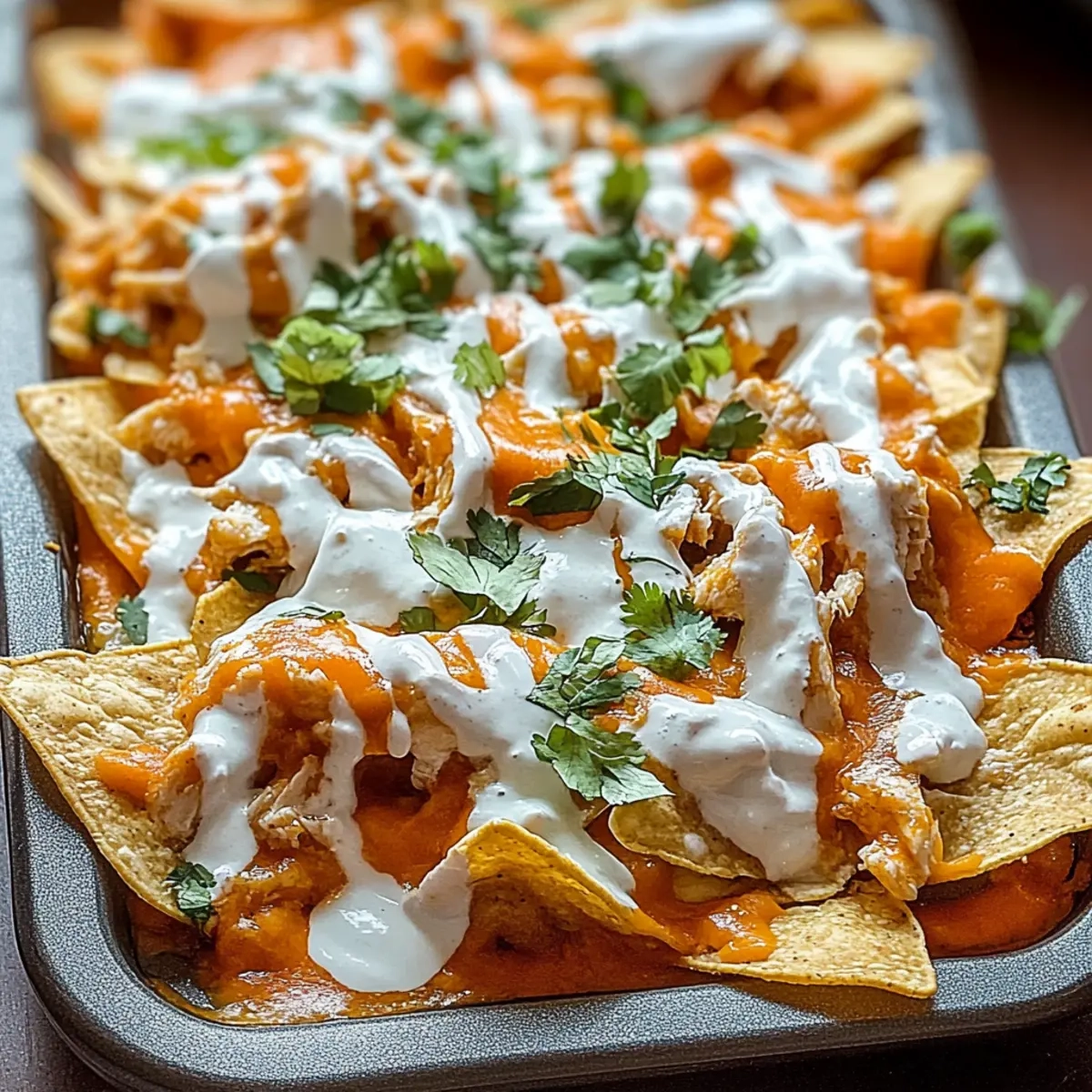 Buffalo Chicken Nachos