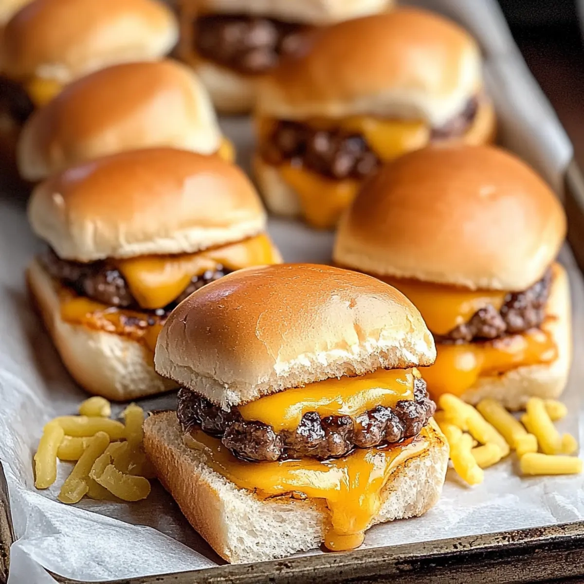 Cheeseburger Sliders