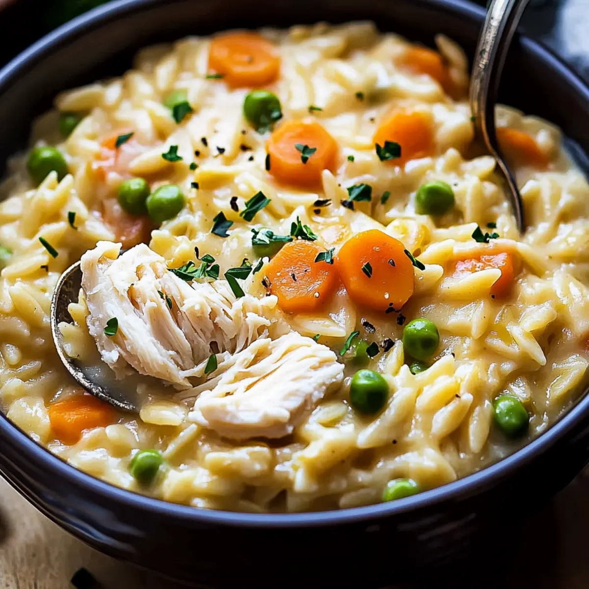 Chicken Pot Pie Orzo