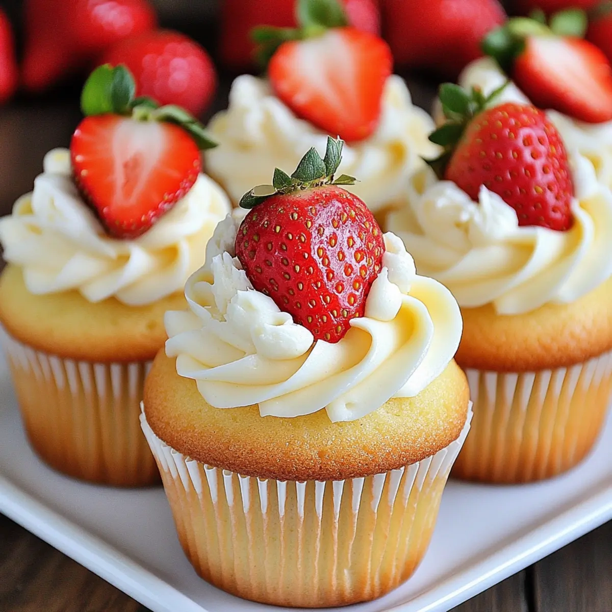 Strawberry Shortcake Cupcakes