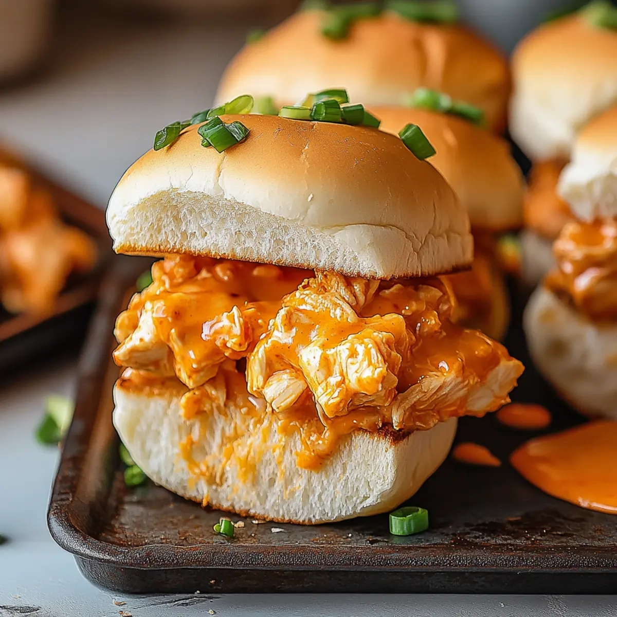 Buffalo Chicken Sliders