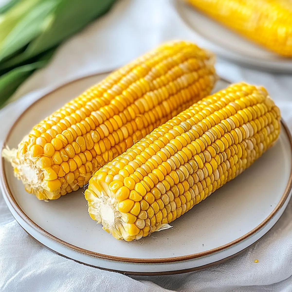 Boiled Corn on the Cob