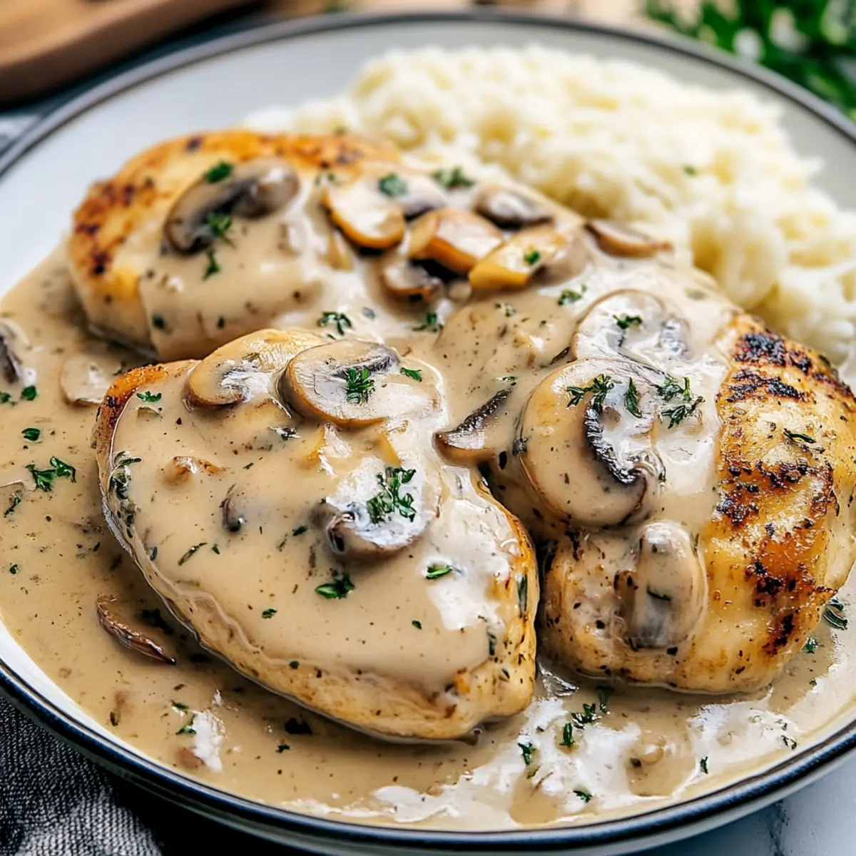 Creamy Mushroom Chicken