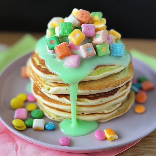 Lucky Charms Pancakes